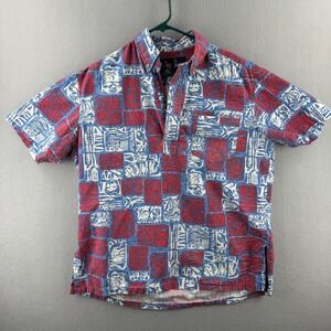 The Nutter from Chubbies Hawaiian Shirt Mens Large Cotton Pullover Aloha Button